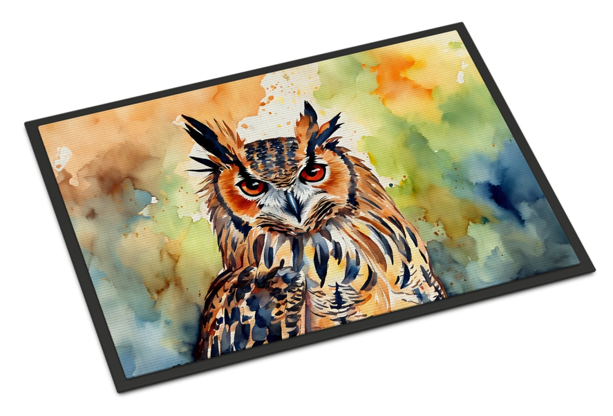 18 x 27 in. Unisex Eurasian Eagle Owl Doormat