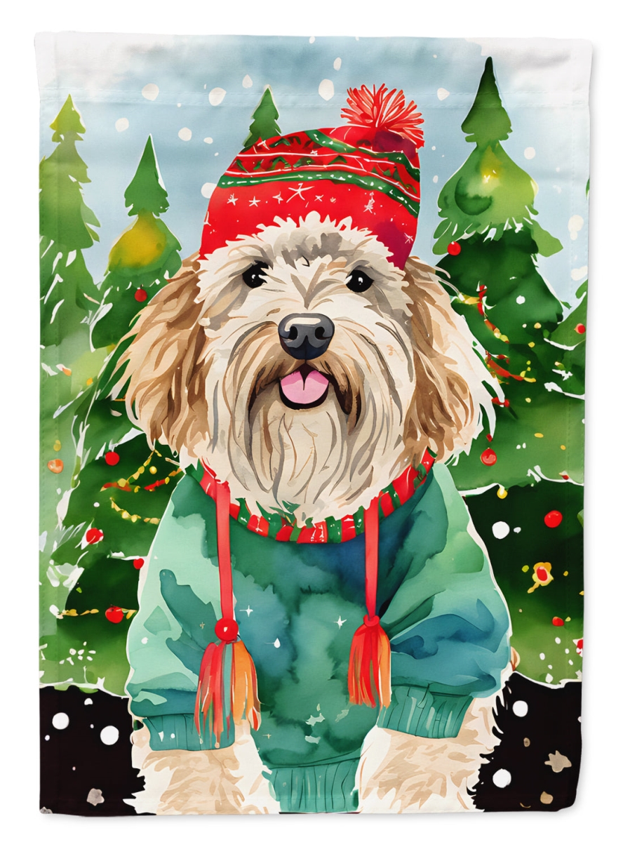 DAC3600CHF 40 x 28 in. Puli Christmas Polyester House Flag