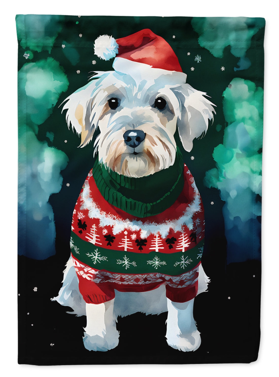 DAC3642CHF 40 x 28 in. Sealyham Terrier Christmas Polyester House Flag