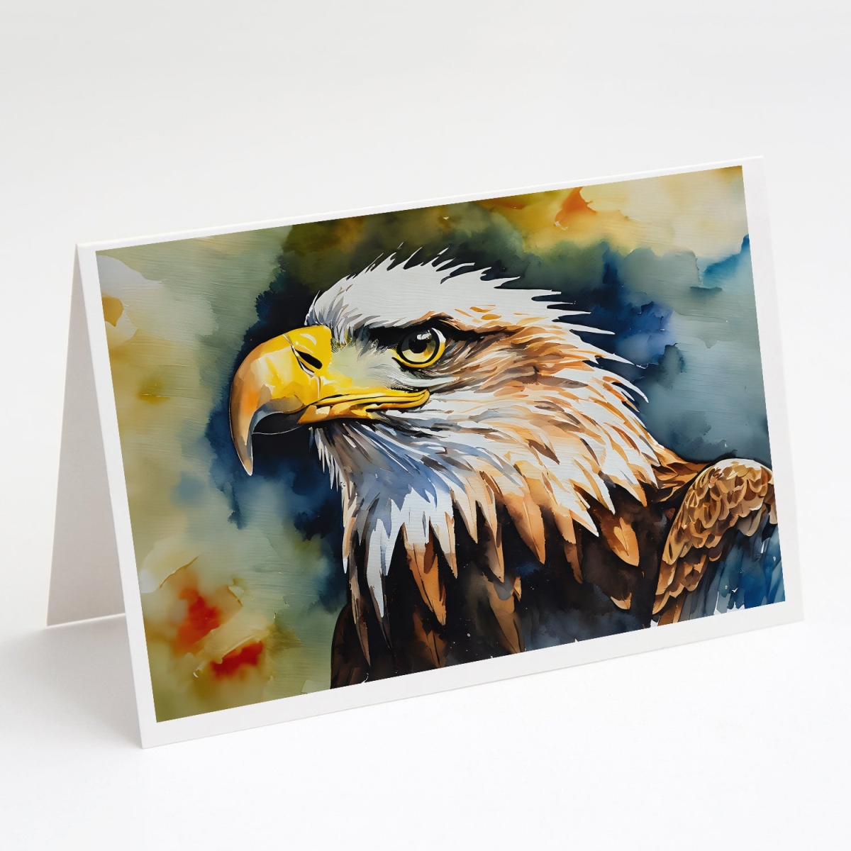 5 x 7 in. Unisex Eagle Greeting Cards - Pack of 8