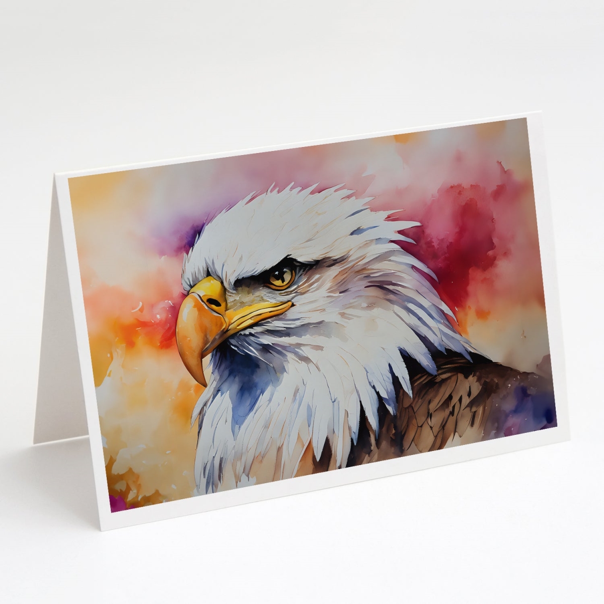5 x 7 in. Unisex Eagle Greeting Cards - Pack of 8