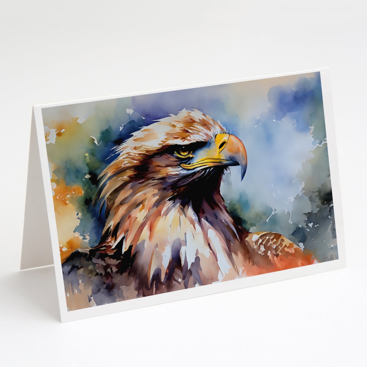 5 x 7 in. Unisex Eagle Greeting Cards - Pack of 8