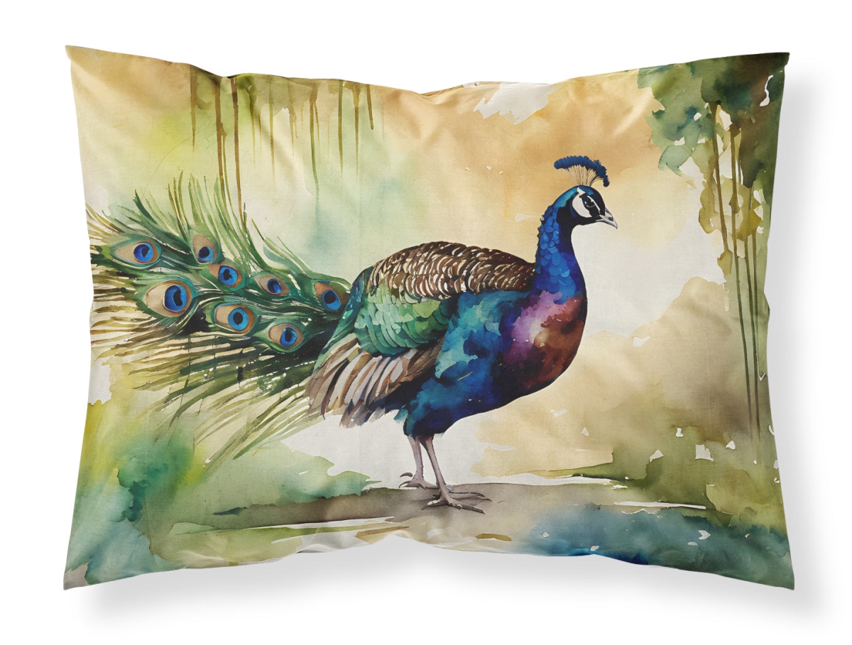 20.5 x 30 in. Unisex Peacock Standard Pillowcase