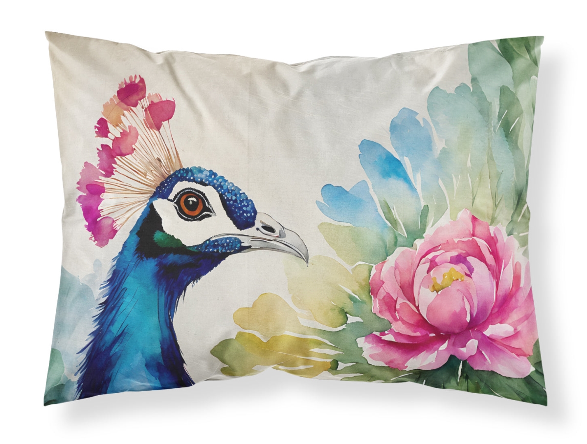 20.5 x 30 in. Unisex Peacock Standard Pillowcase