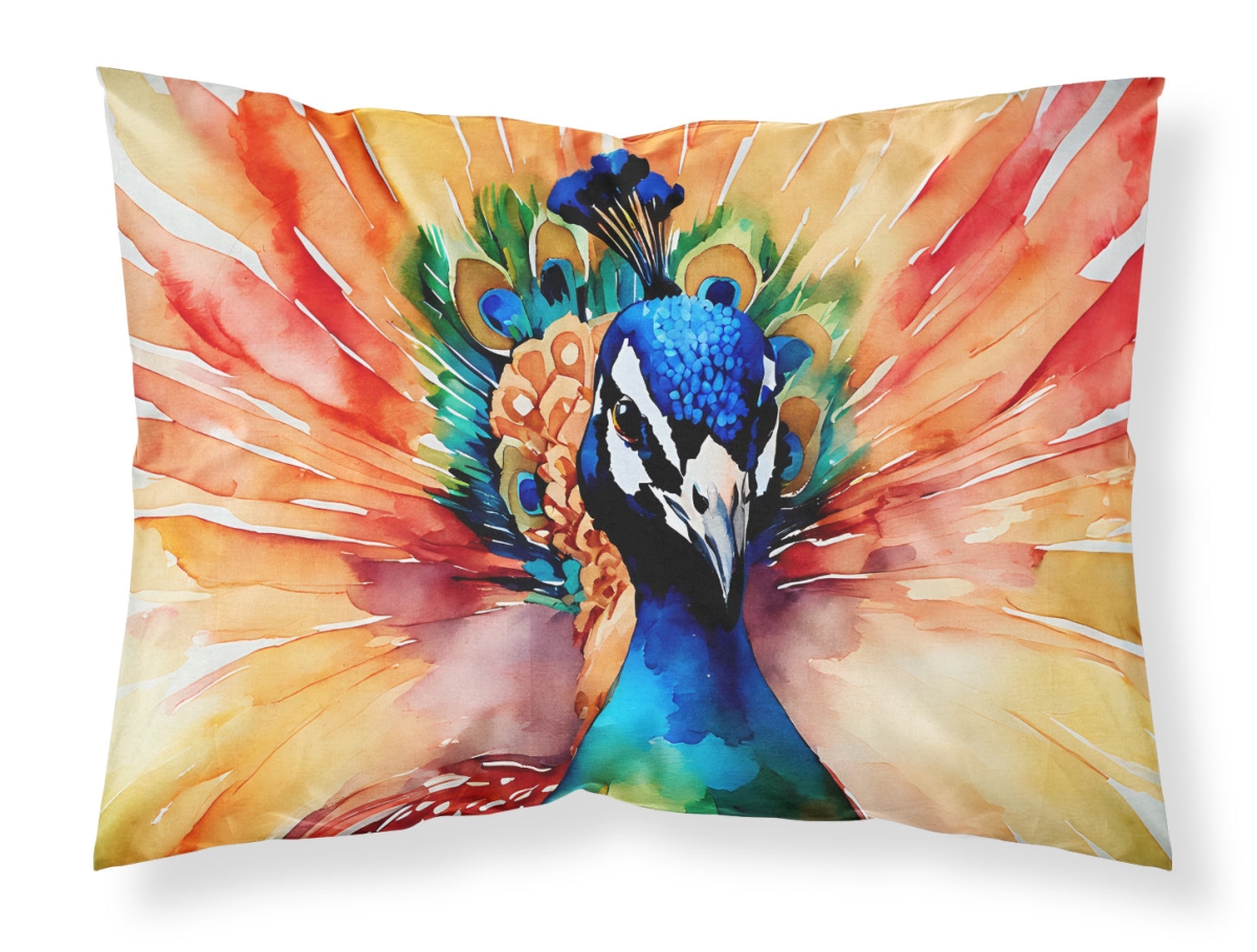 20.5 x 30 in. Unisex Peacock Standard Pillowcase