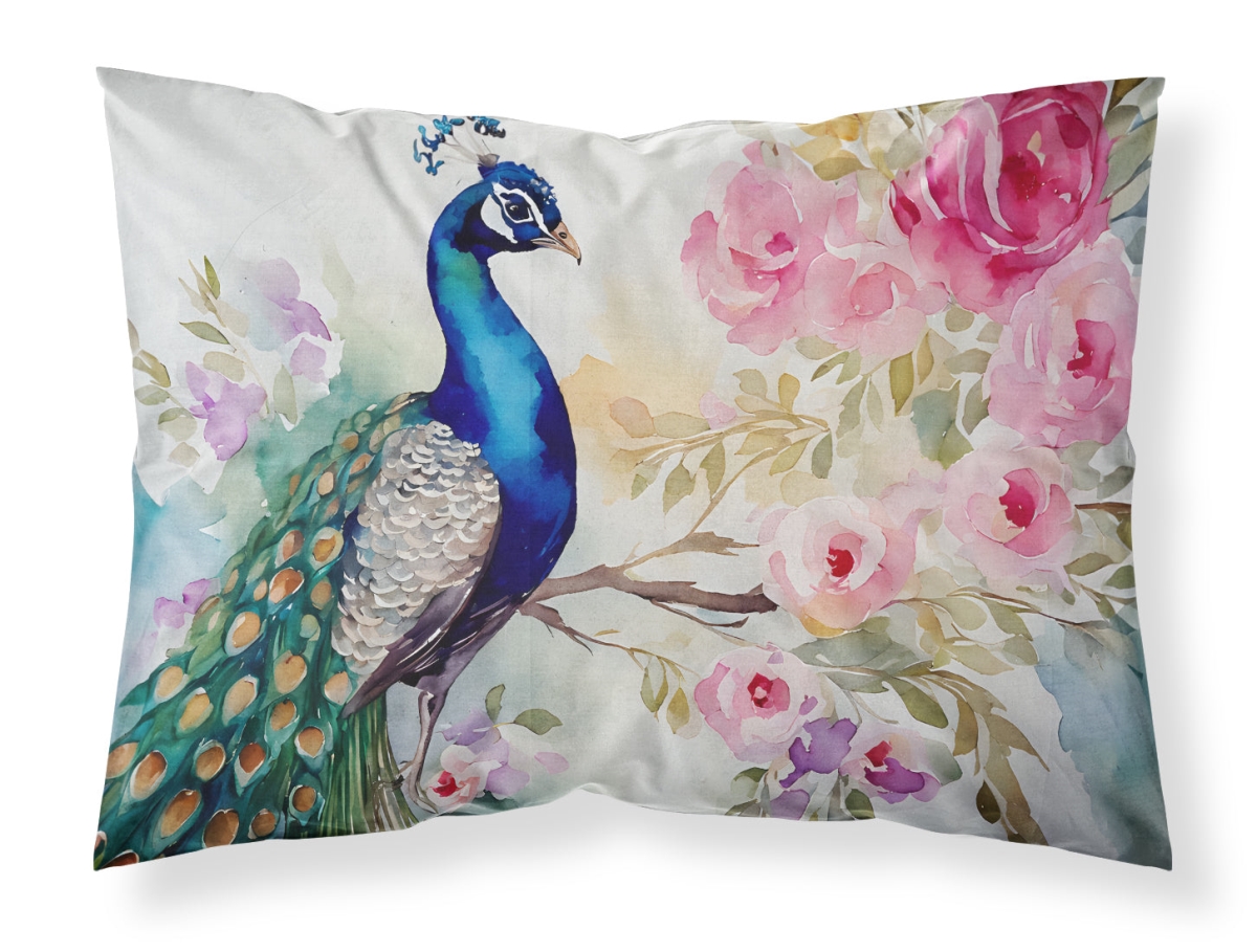 20.5 x 30 in. Unisex Peacock Standard Pillowcase