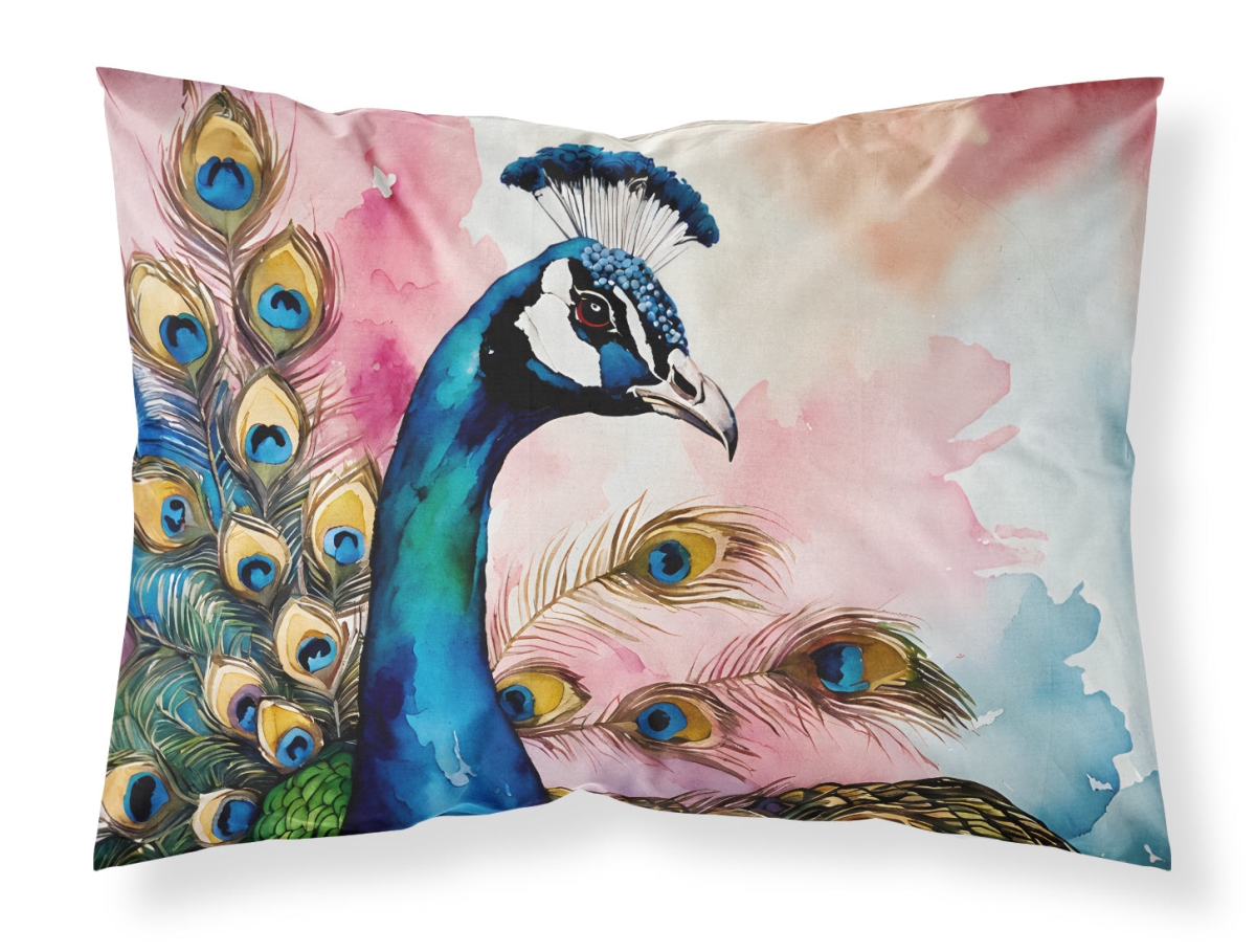 20.5 x 30 in. Unisex Peacock Standard Pillowcase