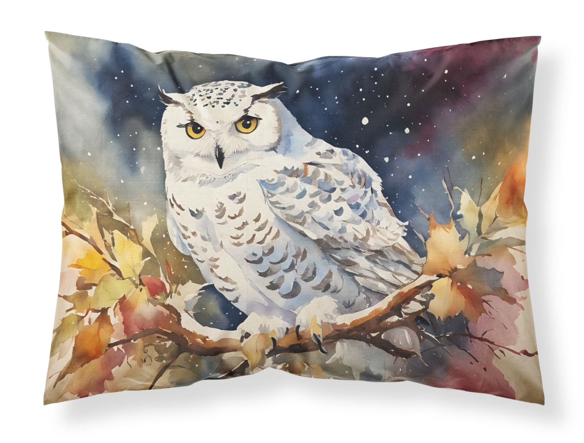 20.5 x 30 in. Unisex Snowy Owl Standard Pillowcase
