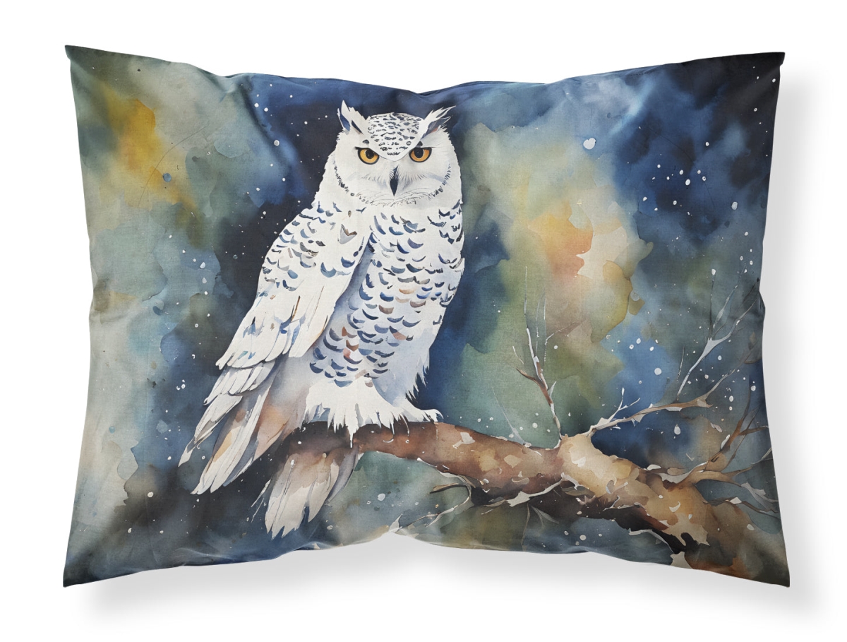 20.5 x 30 in. Unisex Snowy Owl Standard Pillowcase