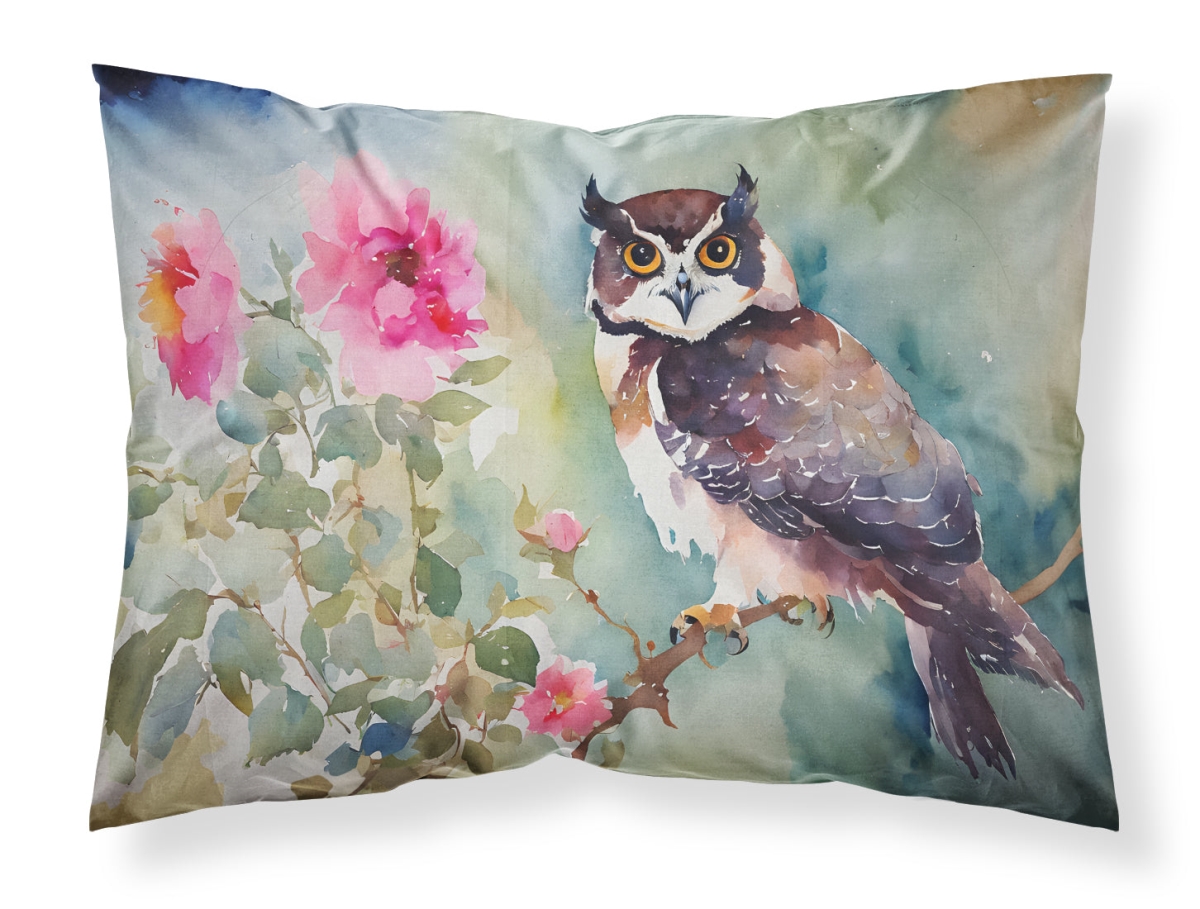 20.5 x 30 in. Unisex Spectacled Owl Standard Pillowcase