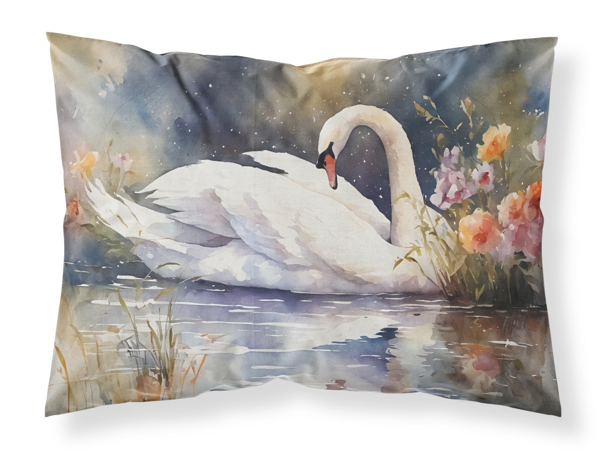 20.5 x 30 in. Unisex Swan Standard Pillowcase