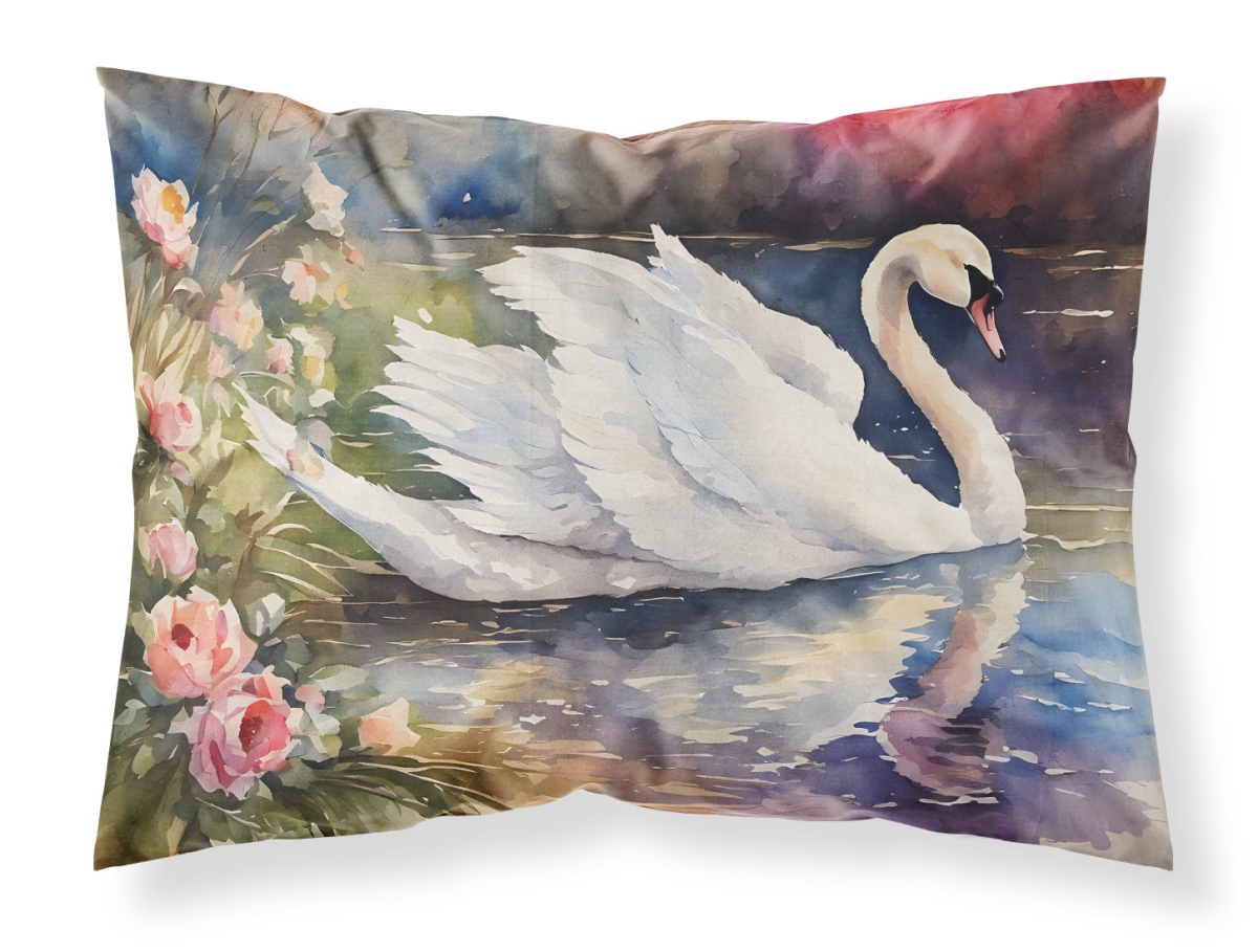 20.5 x 30 in. Unisex Swan Standard Pillowcase
