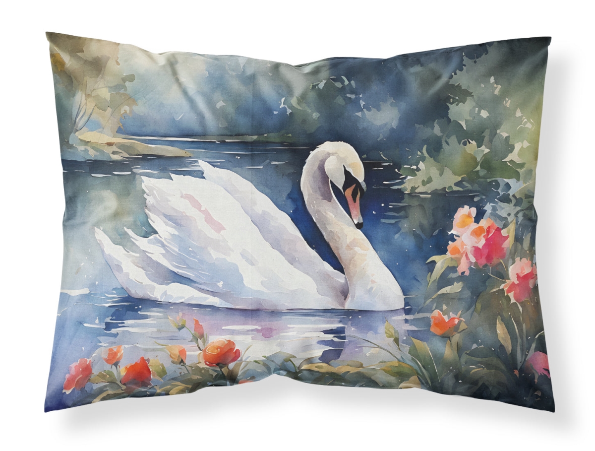 20.5 x 30 in. Unisex Swan Standard Pillowcase