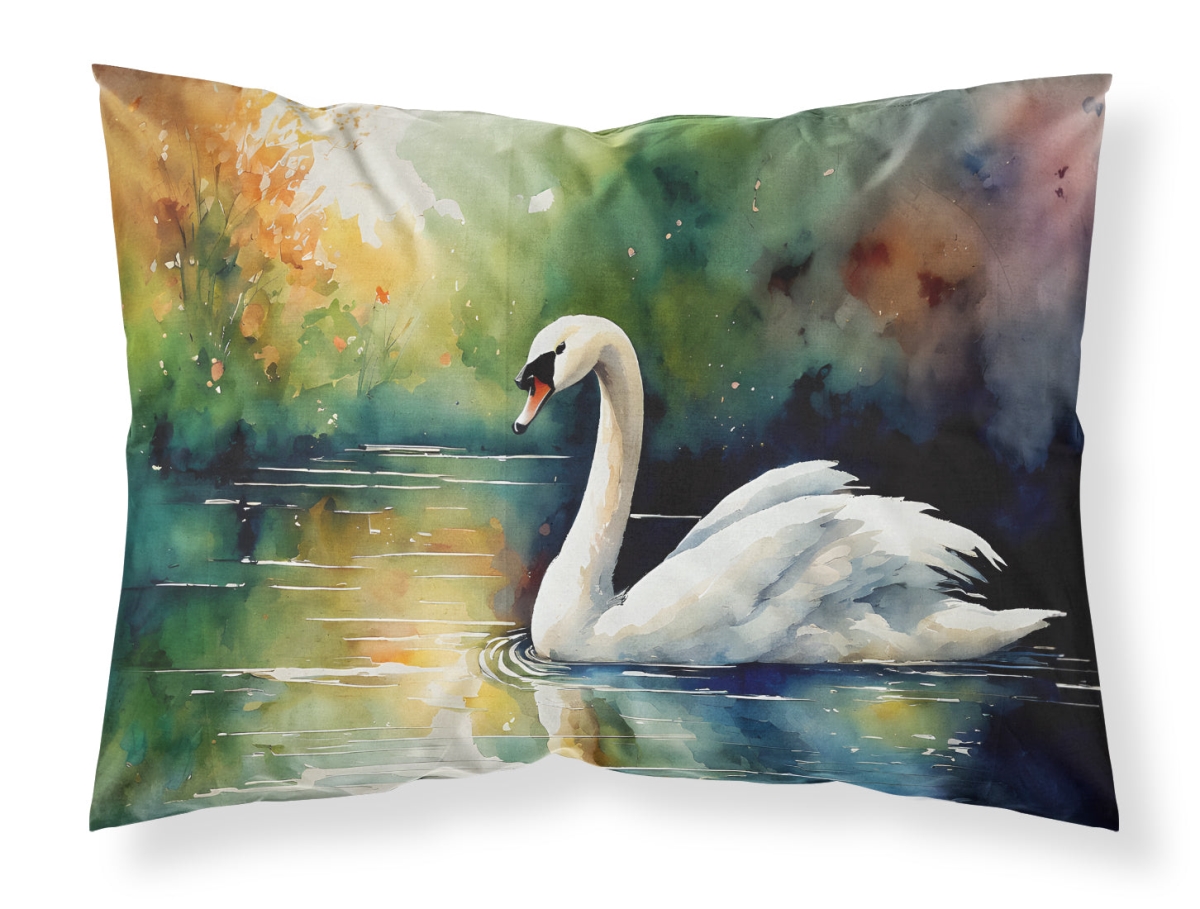 20.5 x 30 in. Unisex Swan Standard Pillowcase