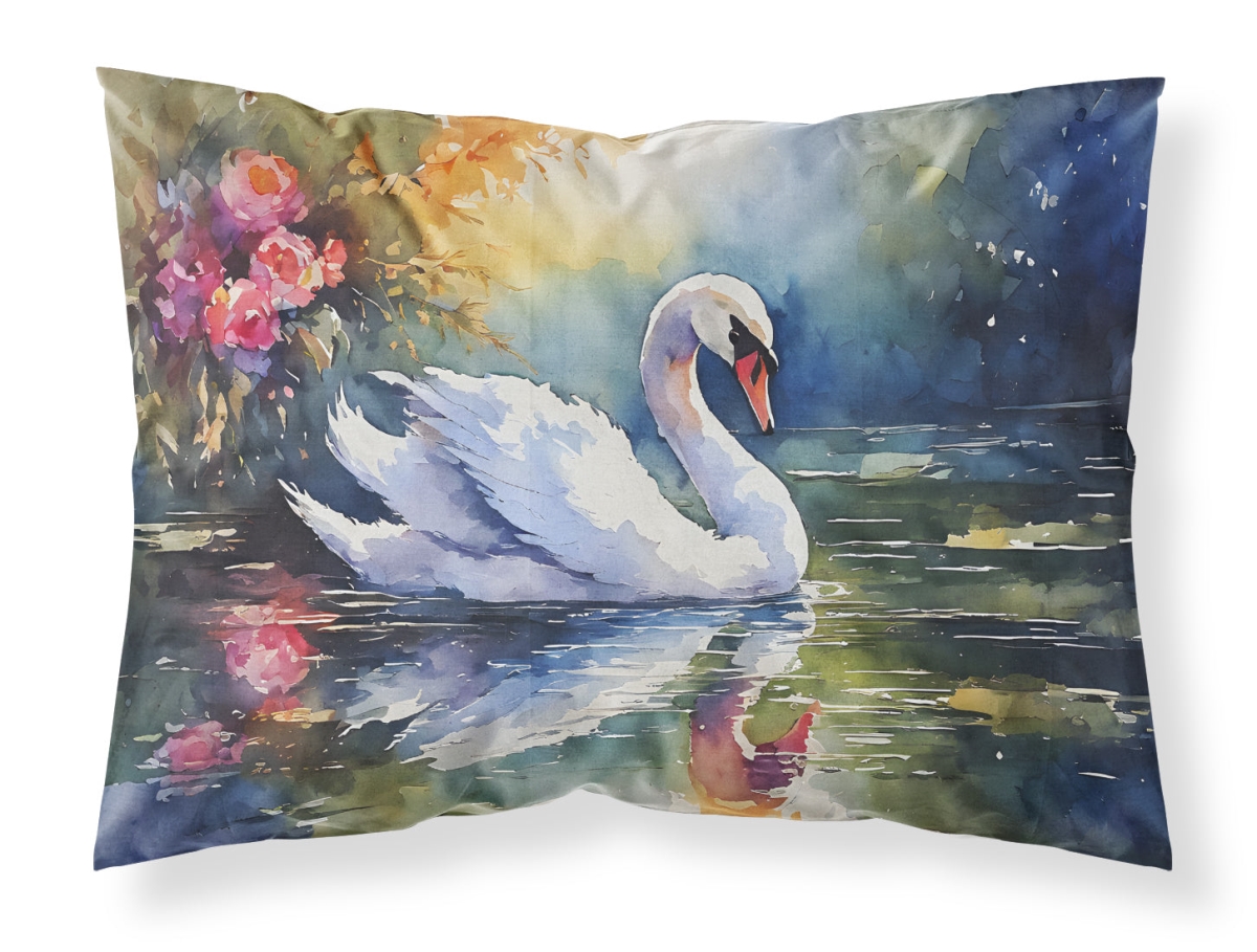 20.5 x 30 in. Unisex Swan Standard Pillowcase