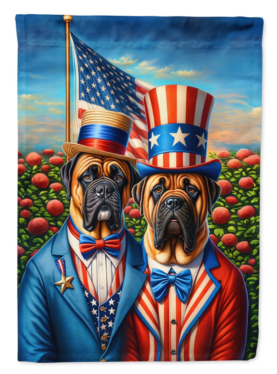DAC4206CHF 40 x 28 in. All American Bullmastiff Polyester House Flag