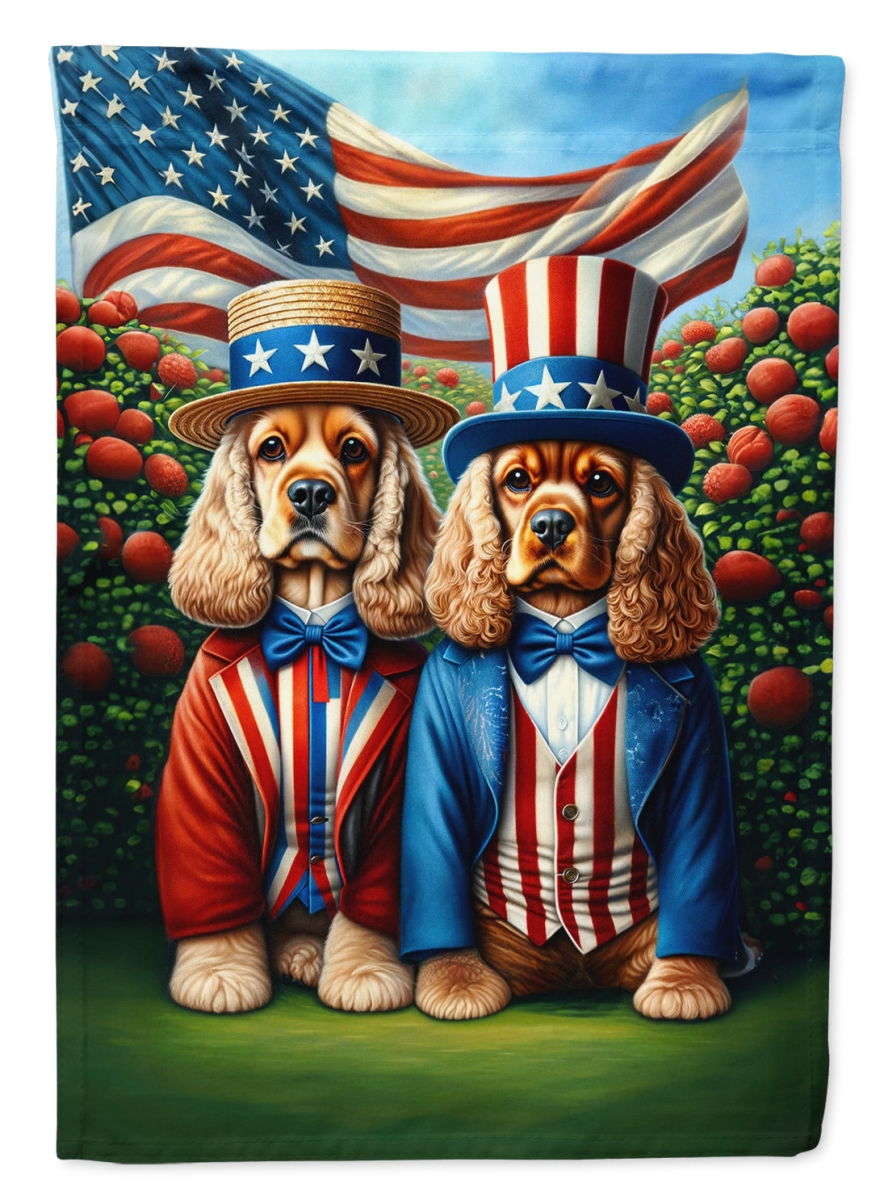 40 x 28 in. Unisex All American Cocker Spaniel Polyester House Flag