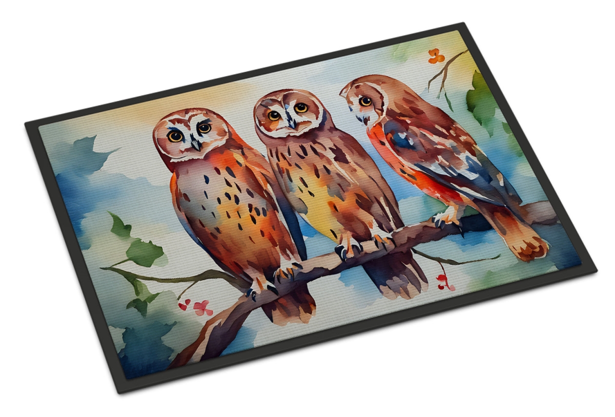 18 x 27 in. Unisex Owls Doormat