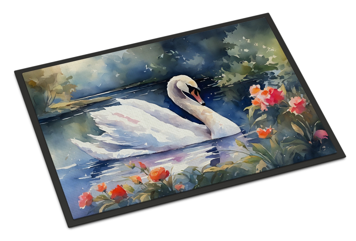 18 x 27 in. Unisex Swan Doormat