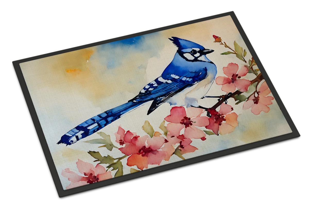 24 x 36 in. Unisex Blue Jay Doormat