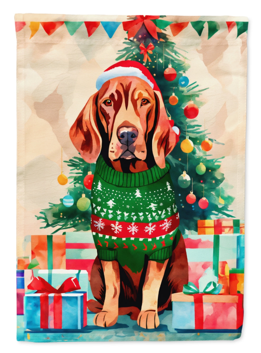 DAC3674CHF 40 x 28 in. Vizsla Christmas Polyester House Flag