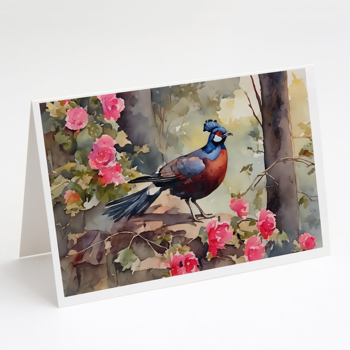 5 x 7 in. Unisex Pheasant Greeting Cards - Pack of 8