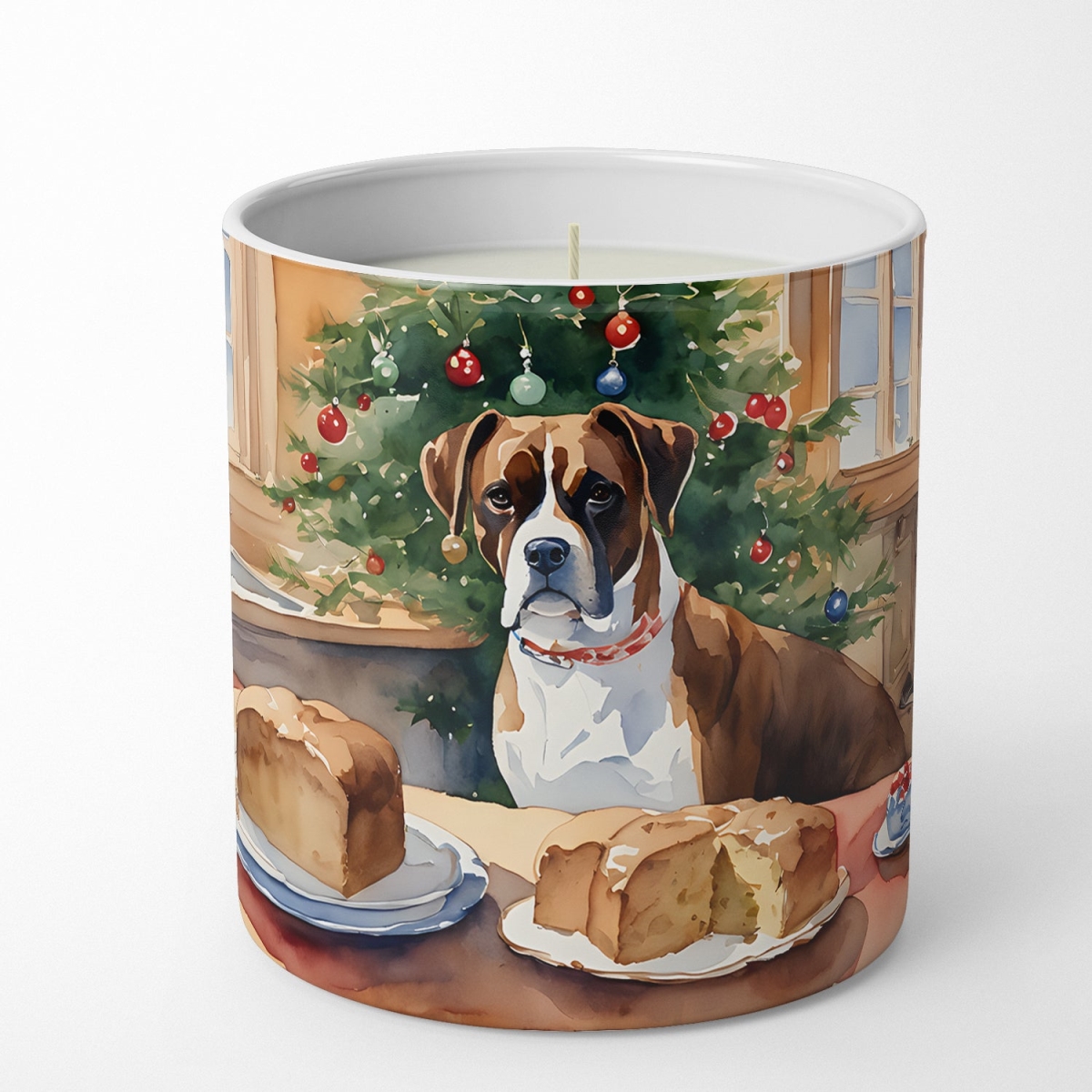10 oz Boxer Christmas Cookies Decorative 100 Percent Soy Candle
