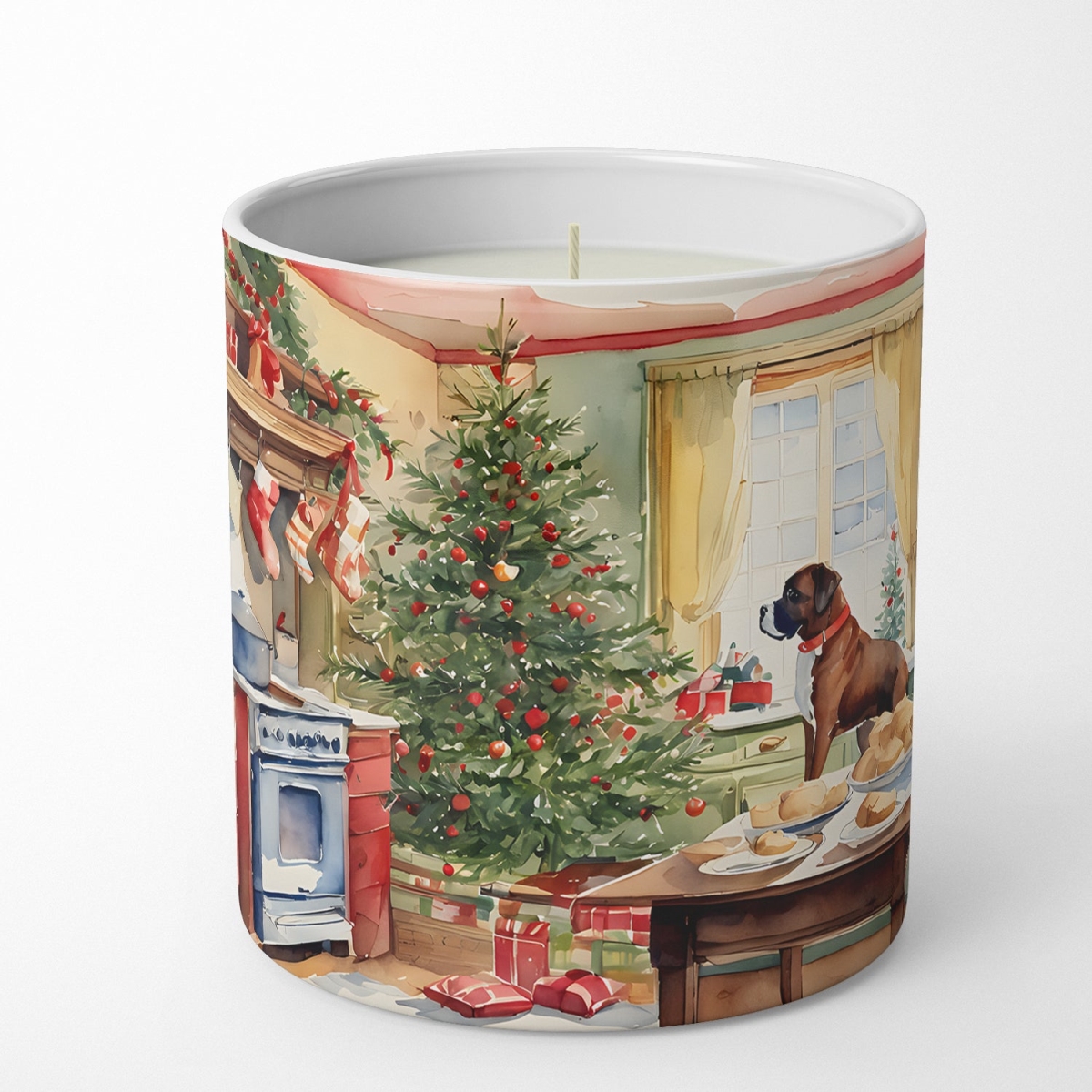 10 oz Boxer Christmas Cookies Decorative 100 Percent Soy Candle