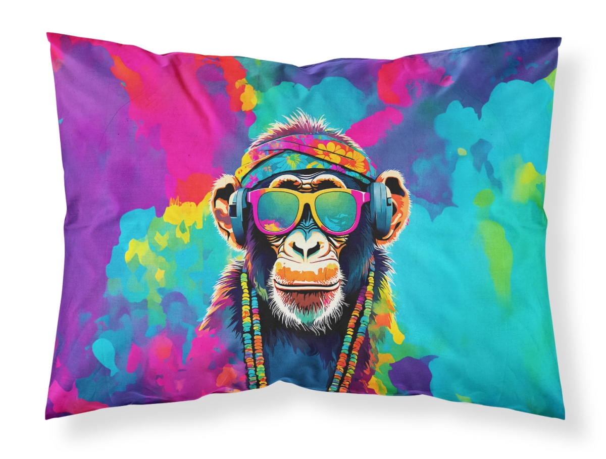 20.5 x 30 in. Unisex Hippie Animal Chimpanzee Standard Pillowcase