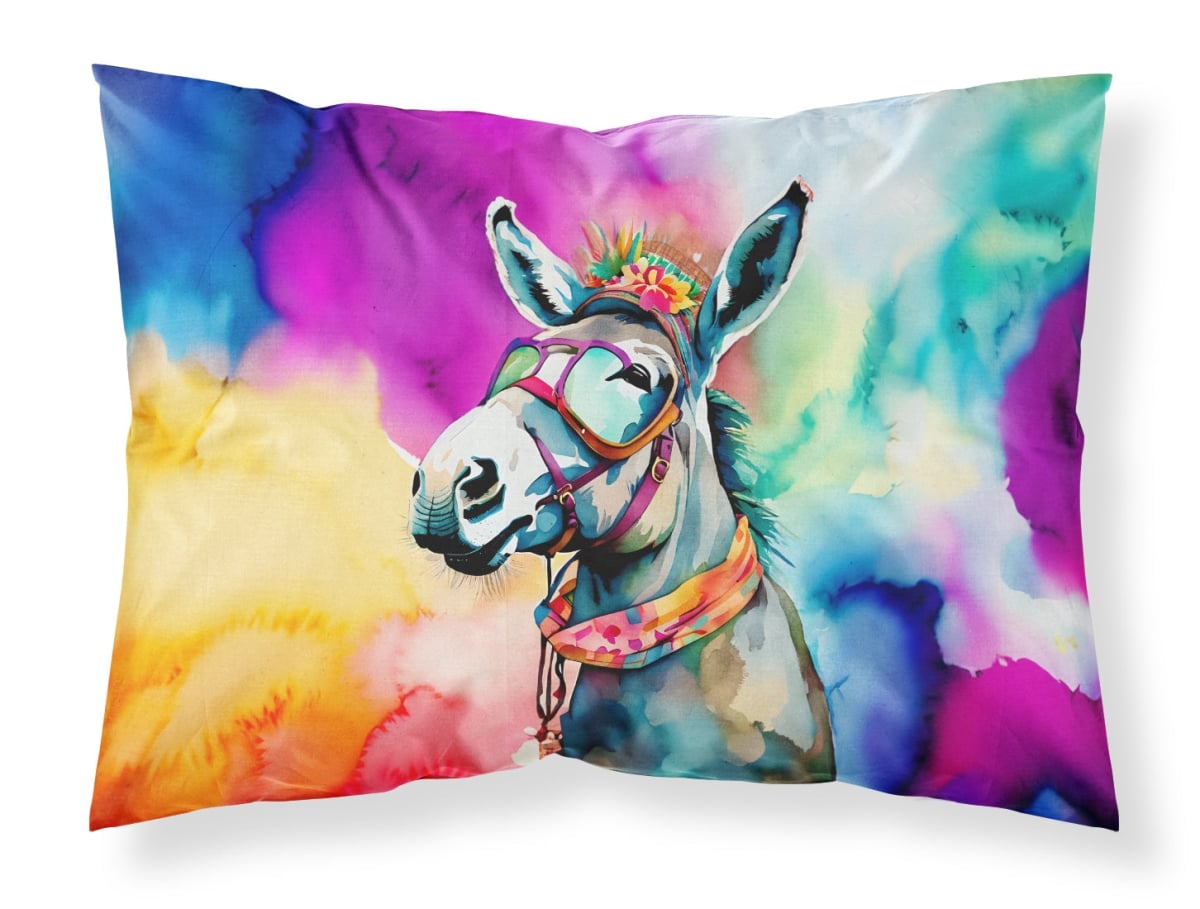20.5 x 30 in. Unisex Hippie Animal Donkey Standard Pillowcase