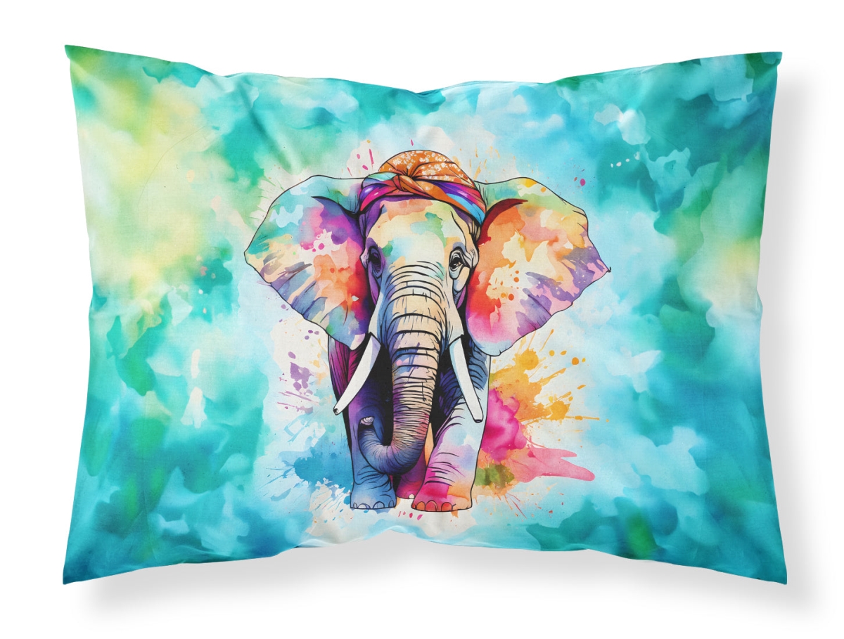 20.5 x 30 in. Unisex Hippie Animal Elephant Standard Pillowcase