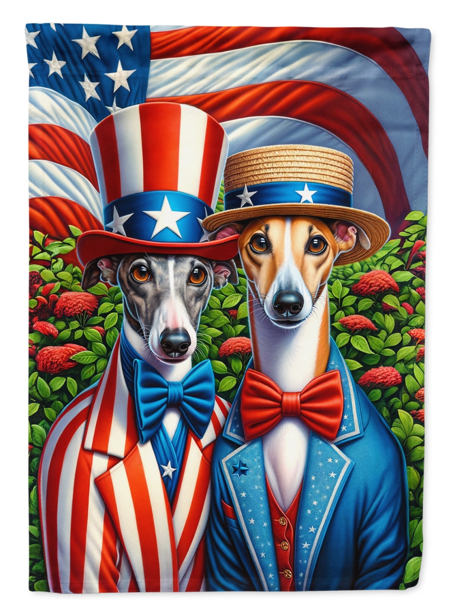 DAC4249CHF 40 x 28 in. All American Greyhound Polyester House Flag