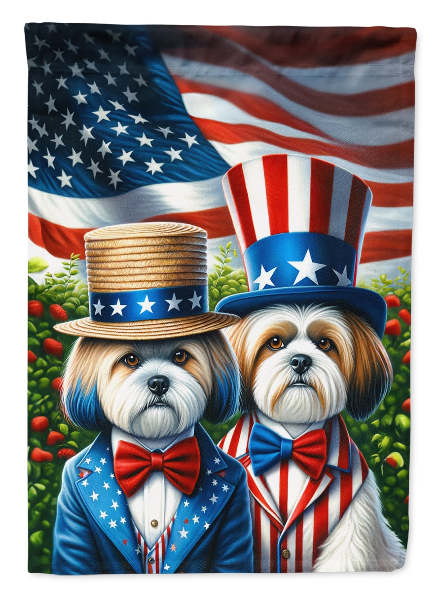 40 x 28 in. Unisex All American Lhasa Apso Polyester House Flag