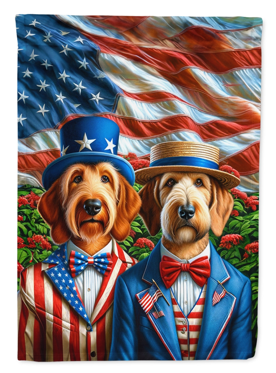 DAC4278CHF 40 x 28 in. All American Otterhound Polyester House Flag