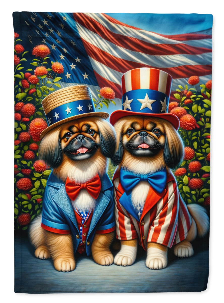 DAC4281CHF 40 x 28 in. All American Pekingese Polyester House Flag