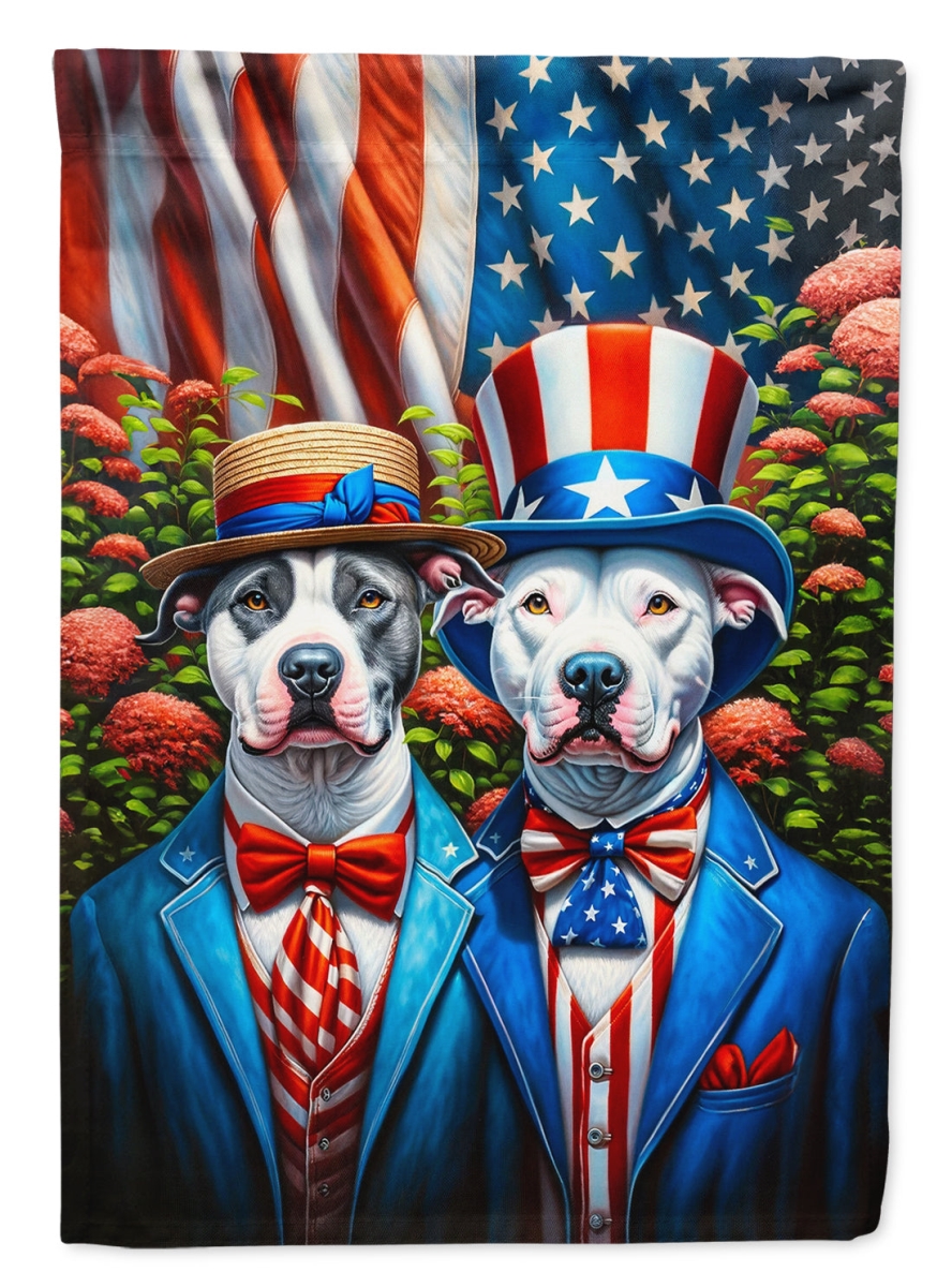 40 x 28 in. Unisex All American Pit Bull Terrier Polyester House Flag
