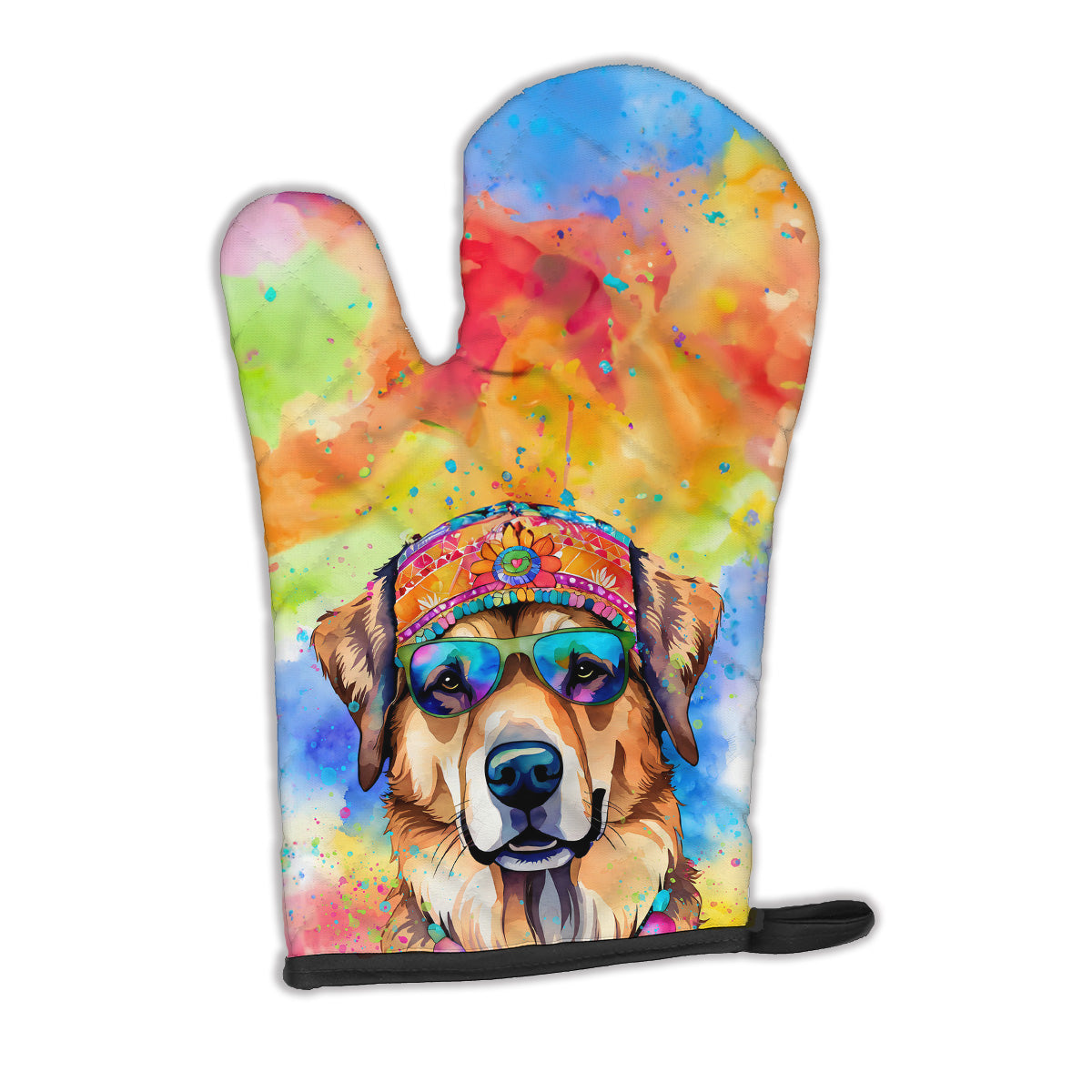 12 x 8.5 in. Unisex Hippie Dawg Polyester Oven Mitt