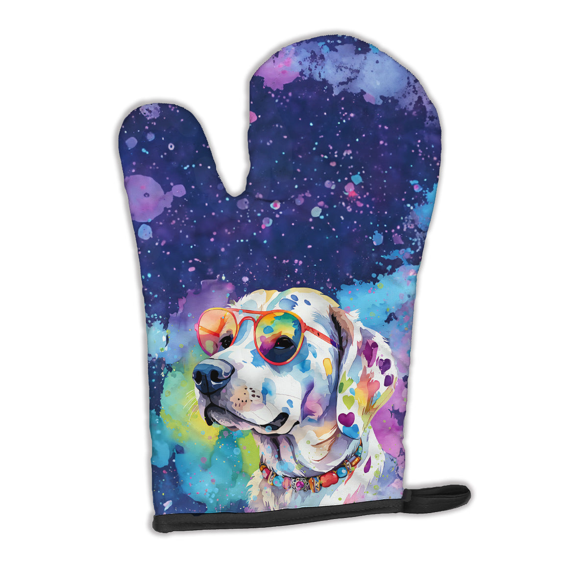 12 x 8.5 in. Unisex Hippie Dawg Polyester Oven Mitt
