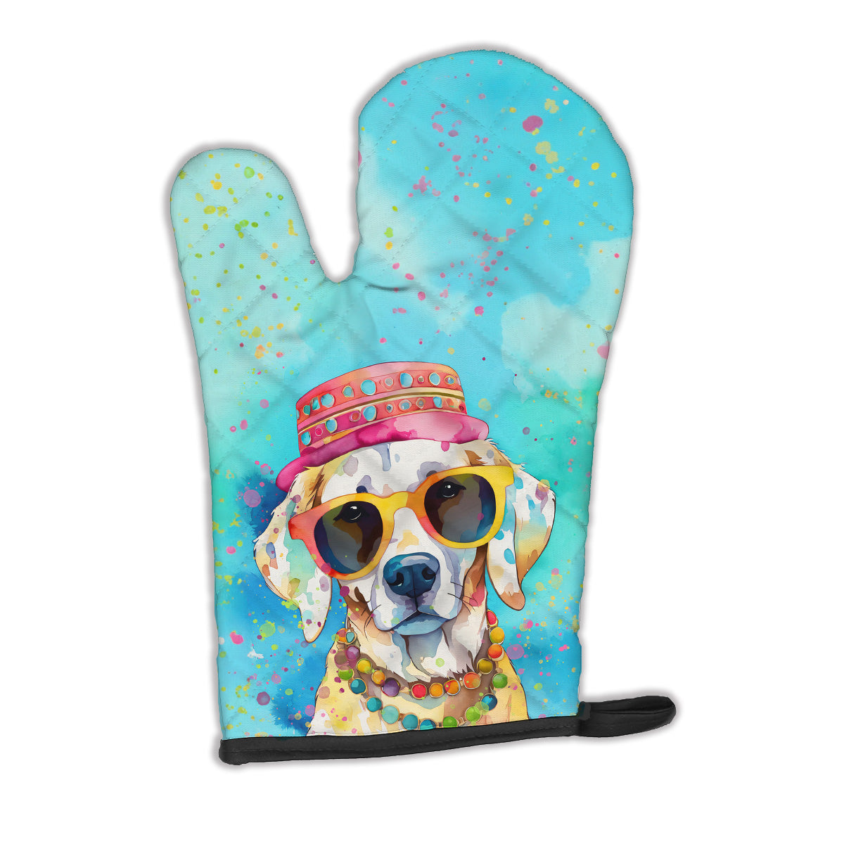 12 x 8.5 in. Unisex Hippie Dawg Polyester Oven Mitt