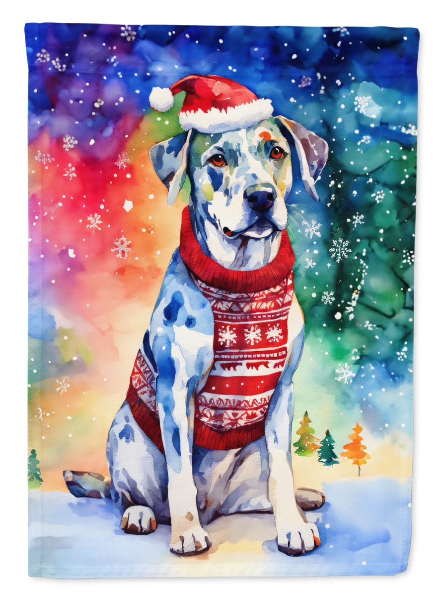 DAC3409CHF 40 x 28 in. Catahoula Christmas Polyester House Flag