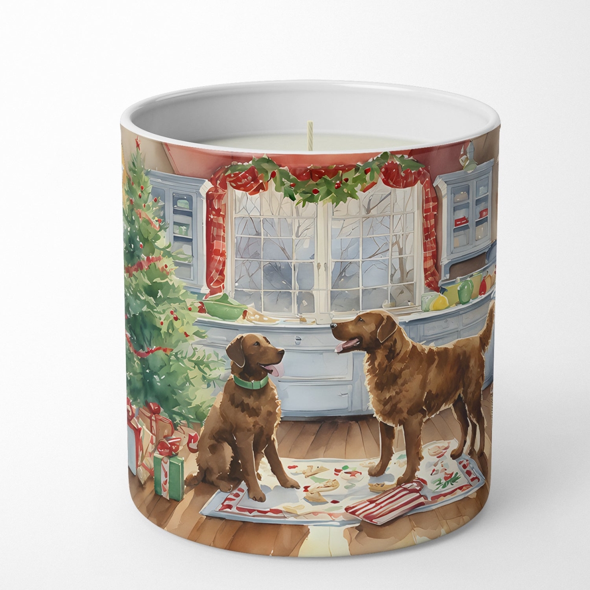 DAC3764CDL 10 oz Chesapeake Bay Retriever Christmas Cookies Decorative 100 Percent Soy Candle