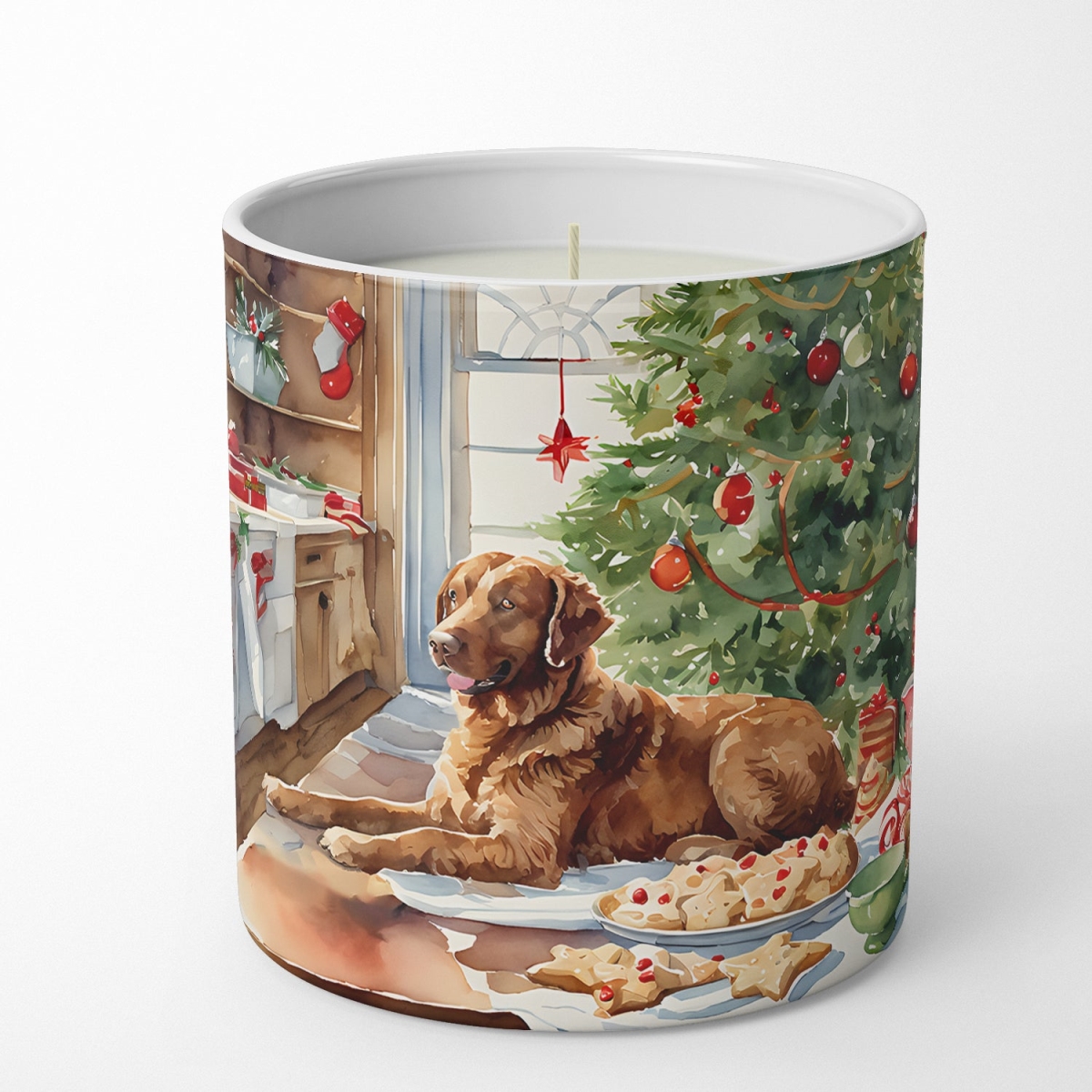 DAC3765CDL 10 oz Chesapeake Bay Retriever Christmas Cookies Decorative 100 Percent Soy Candle