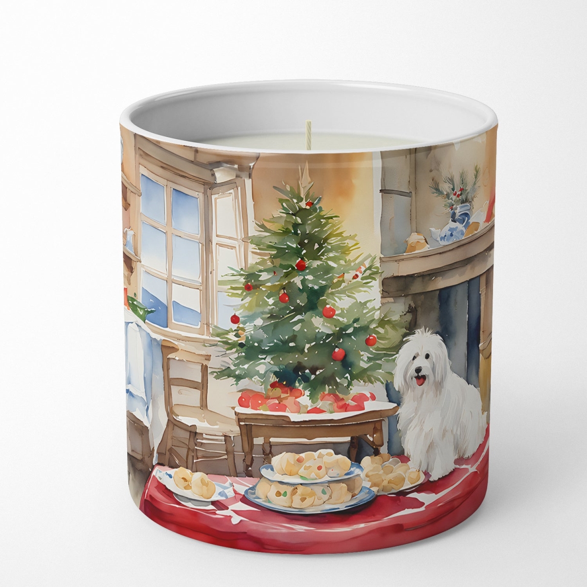 DAC3773CDL 10 oz Coton De Tulear Christmas Cookies Decorative 100 Percent Soy Candle