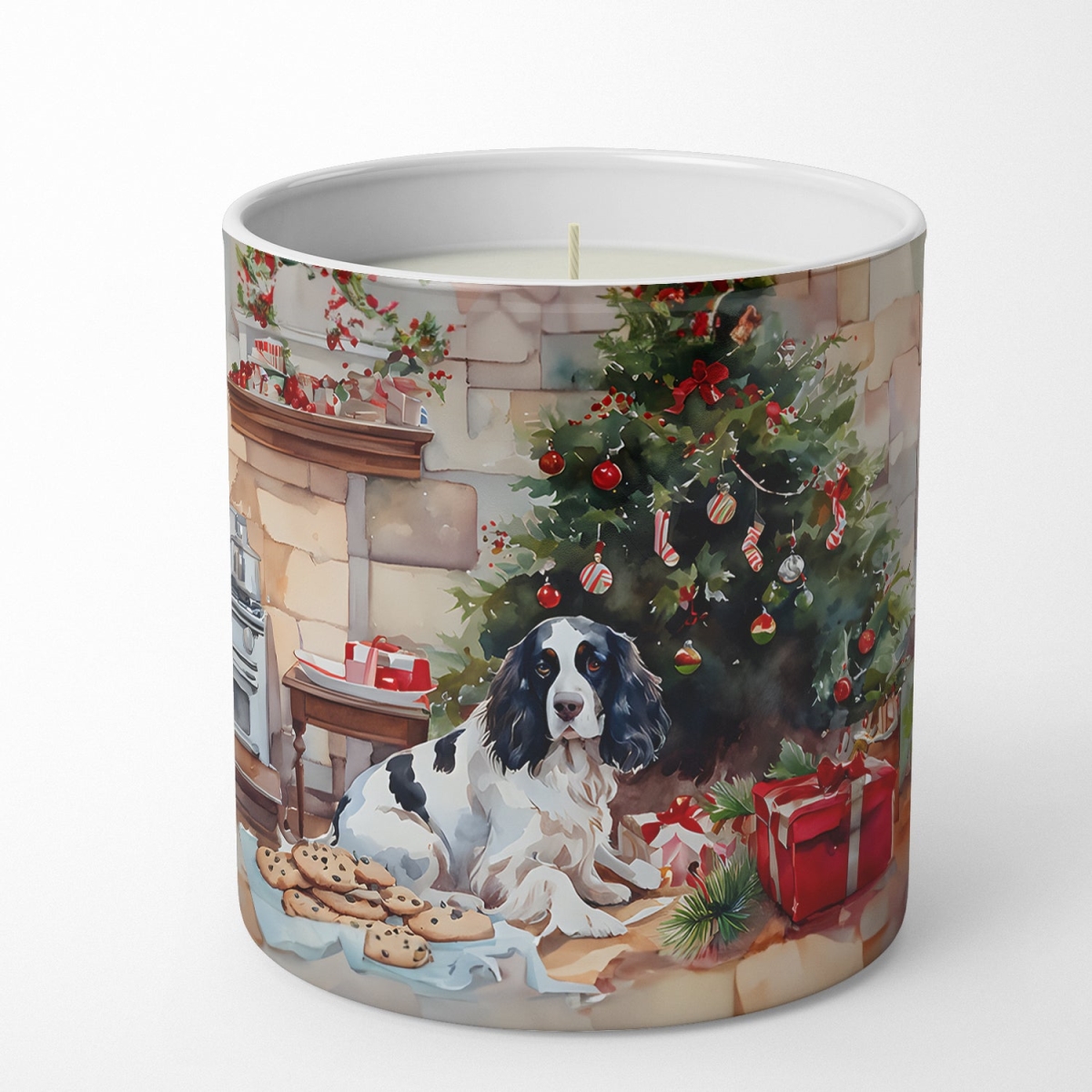 DAC3788CDL 10 oz English Springer Spaniel Christmas Cookies Decorative 100 Percent Soy Candle