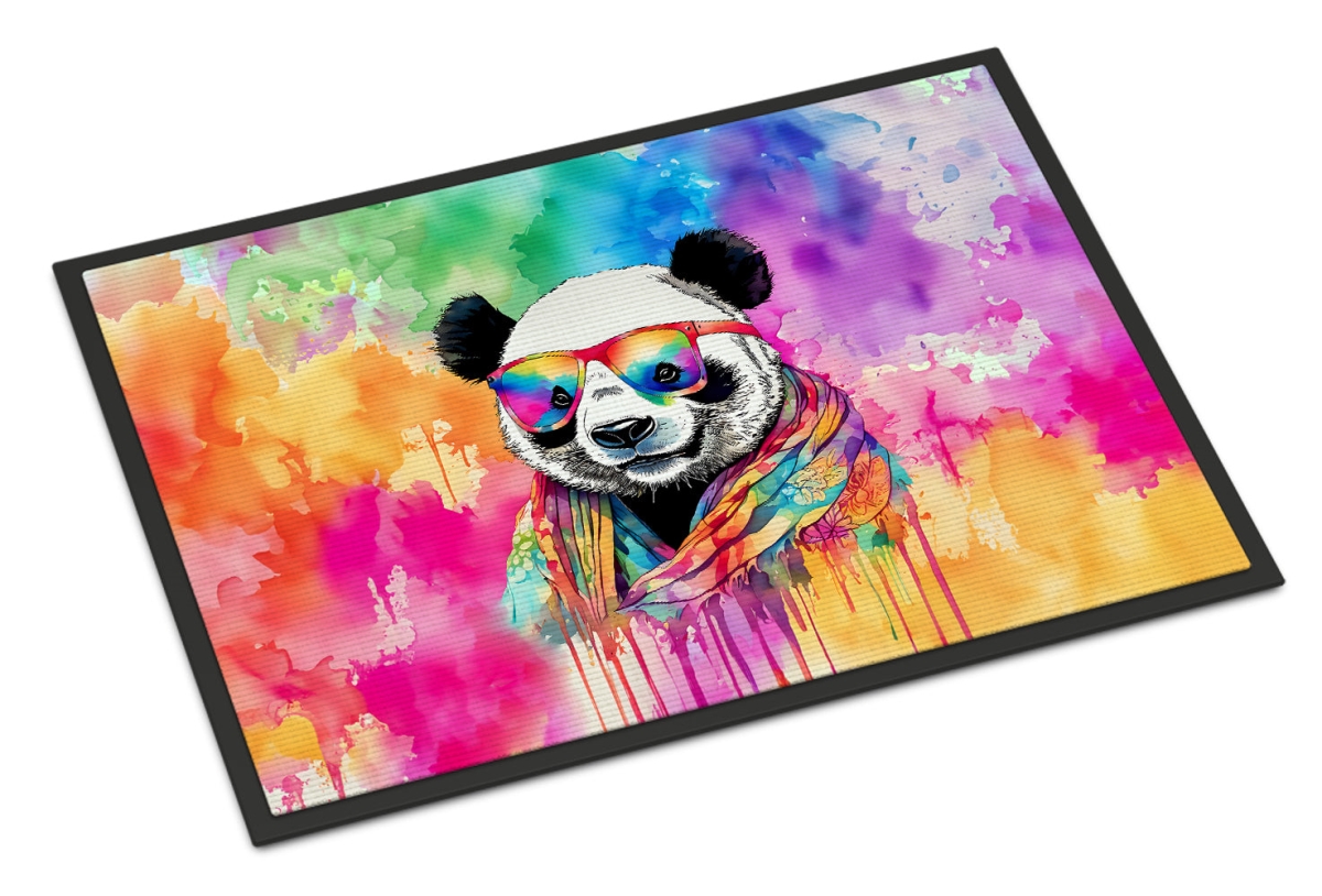 DAC4016MAT 18 x 27 in.  Hippie Animal Panda Doormat