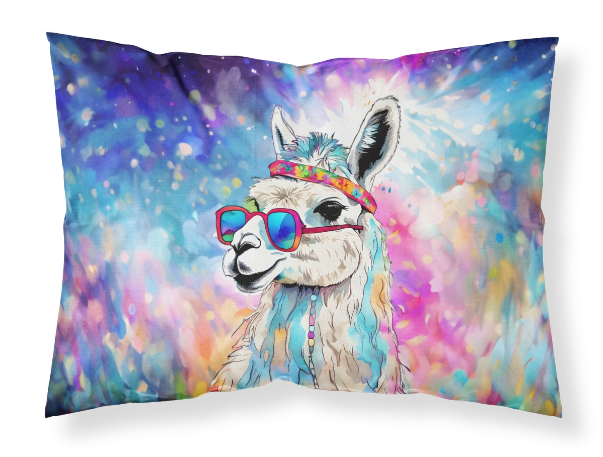20.5 x 30 in. Unisex Hippie Animal Llama Standard Pillowcase