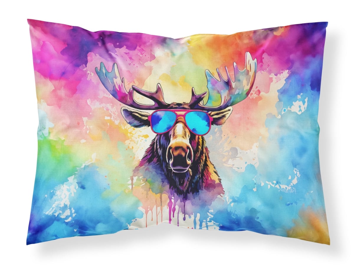 20.5 x 30 in. Unisex Hippie Animal Moose Standard Pillowcase