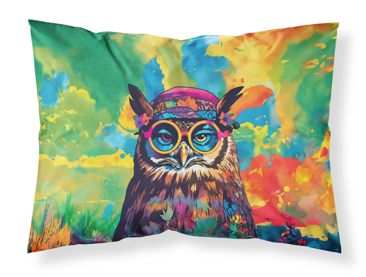 20.5 x 30 in. Unisex Hippie Animal Owl Standard Pillowcase