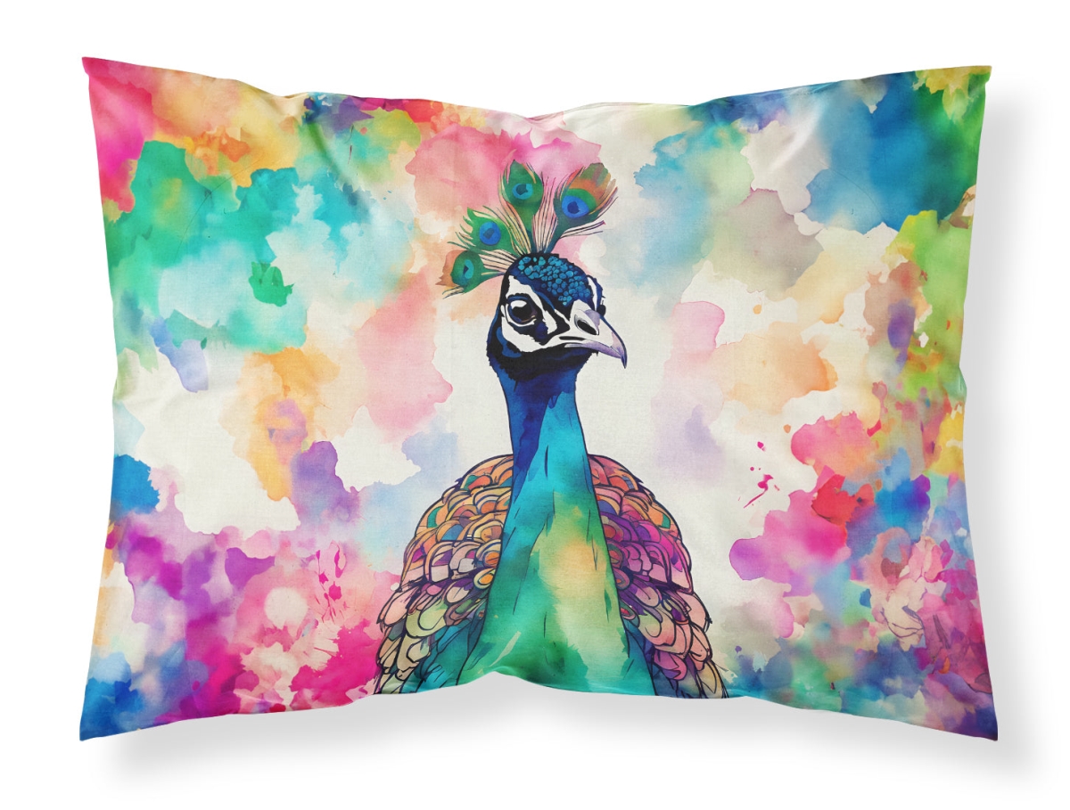 20.5 x 30 in. Unisex Hippie Animal Peacock Standard Pillowcase