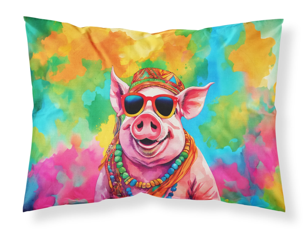 20.5 x 30 in. Unisex Hippie Animal Pig Standard Pillowcase